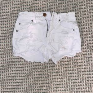 American Eagle Ripped Jean Shorts